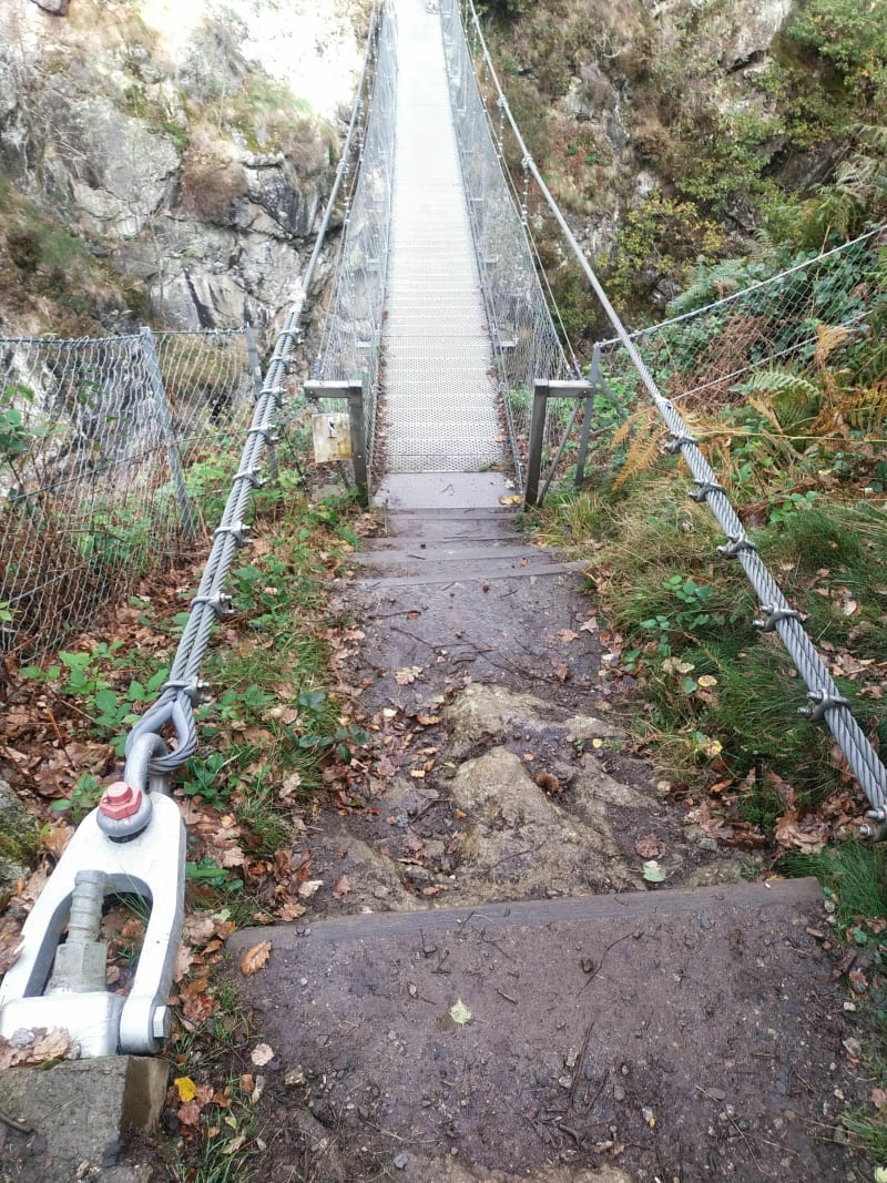 La passerelle de Pequerin - Bagnères-de-Luchon