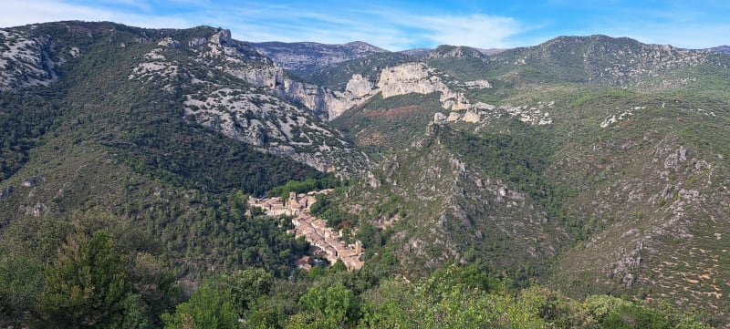 Belvédère du Berger depuis le Pont du Diable - Aniane