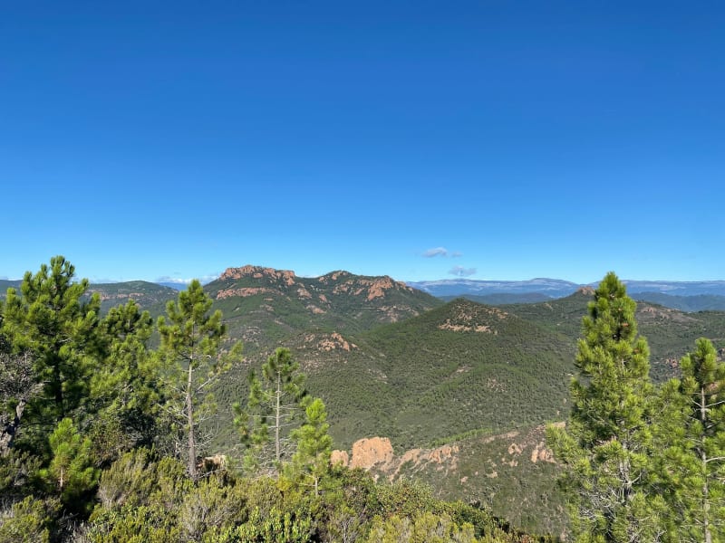 La pic de l’Ours par le col des Lentisques - Saint-Raphaël