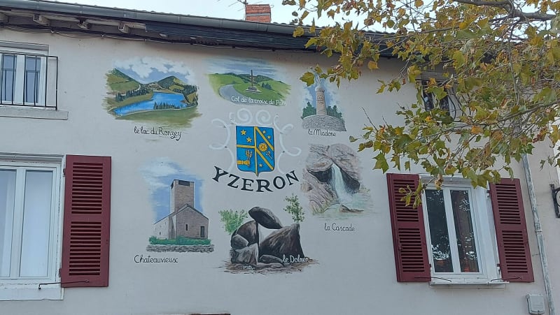 Route des crêtes, via croix du Ban et croix Perrière - Grézieu-la-Varenne
