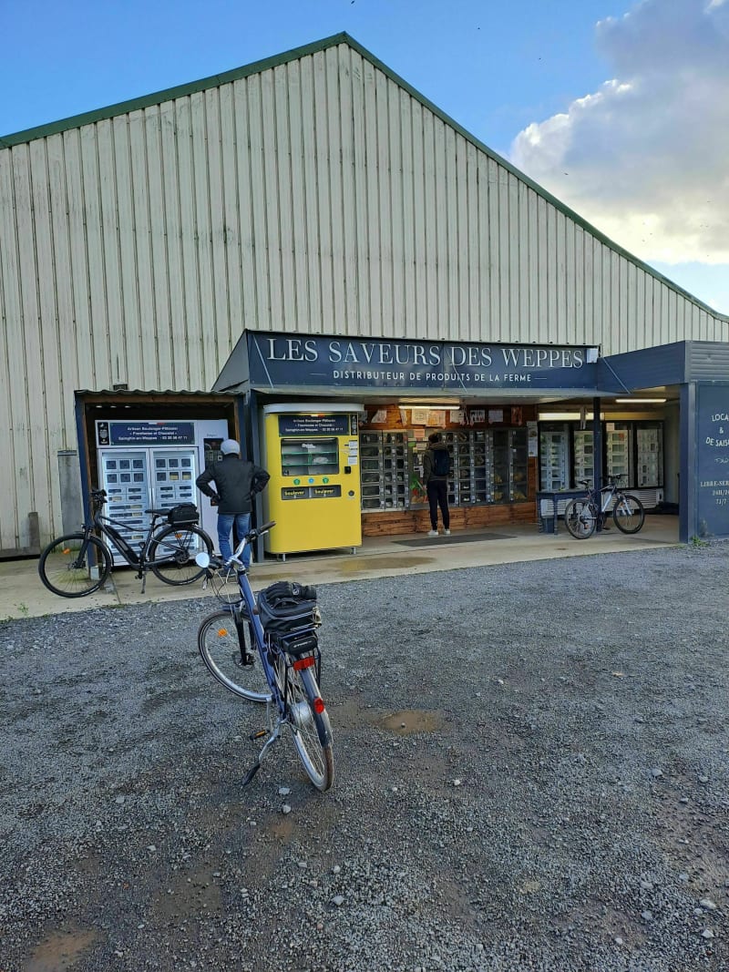 Balade à vélo à Erquinghem-Lys par Fromelles pour prendre des légumes aux Weppes - Erquinghem-Lys