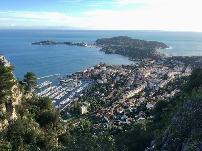 Plateau Saint-Michel et bord de mer d'Eze par le sentier de Libac - Villefranche-sur-Mer