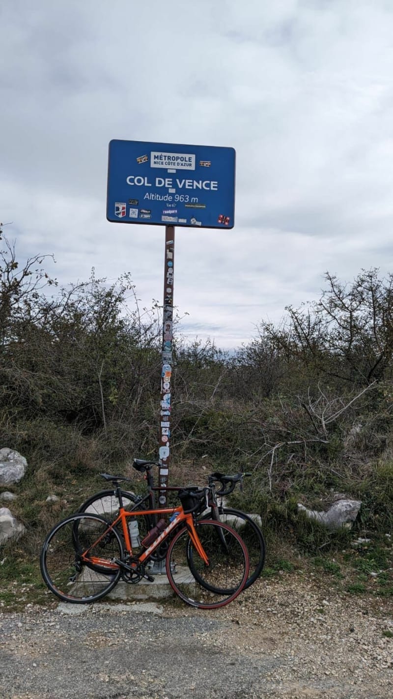 Col de Vence et vallon rouge au départ de Cagnes-sur-Mer - Cagnes-sur-Mer