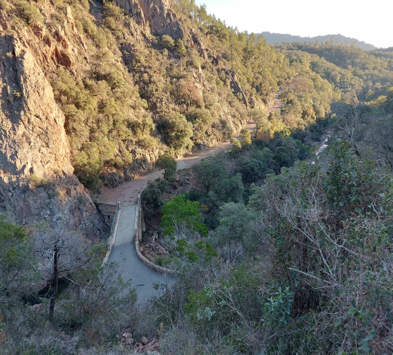 Esterel, Barre de Roussivau et Pont du Perthus - Saint-Raphaël