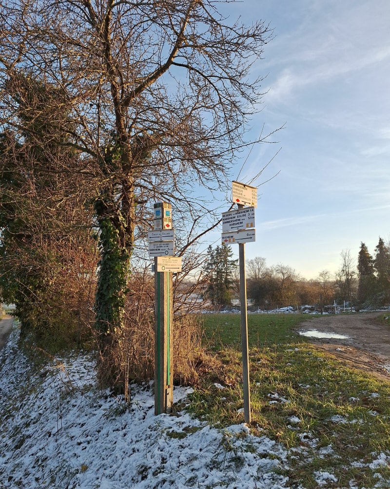 Riedisheim, Rixheim à travers champs - Riedisheim