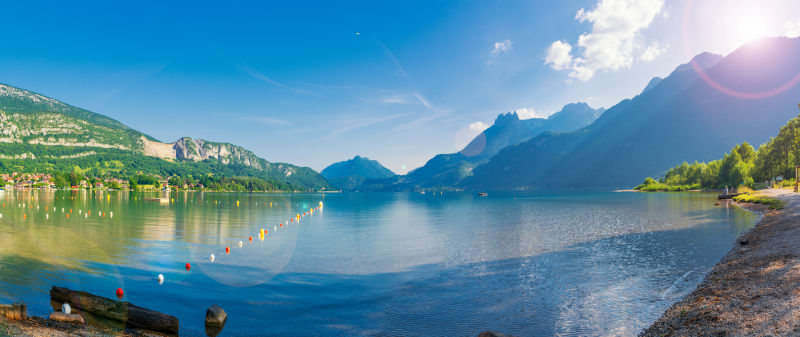 Tour du Lac d'Annecy depuis la rive Est - Menthon-Saint-Bernard