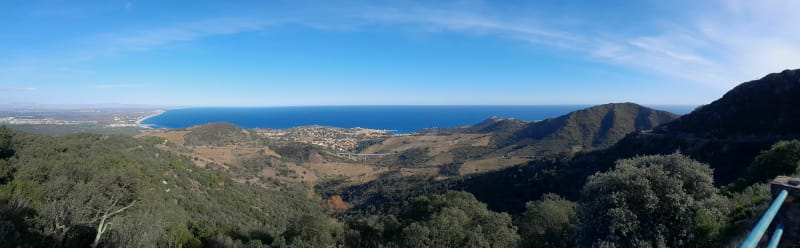 Sorède par Collioure et Coll de Mollo à VTT - Sorède