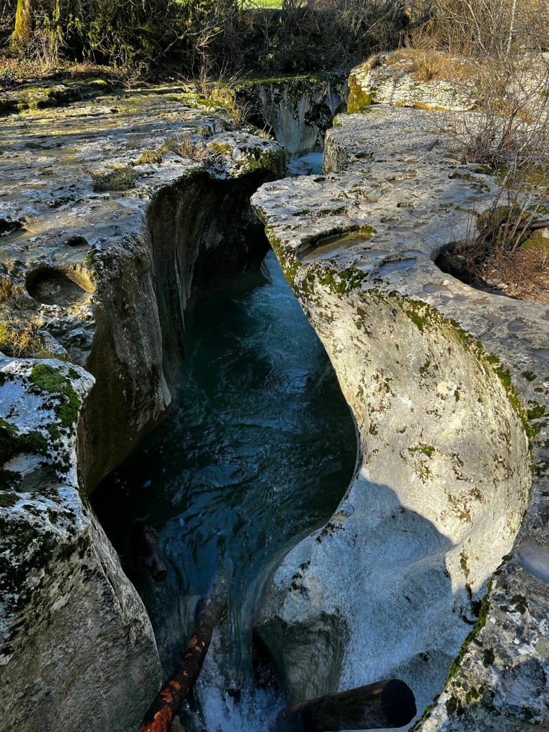 Marmites de géant dans les gorges de Thurignin - Valromey-sur-Séran