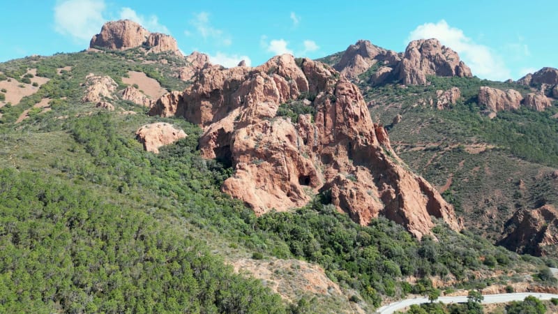 Boucle du Col du Testanier au-dessus de Fréjus - Fréjus