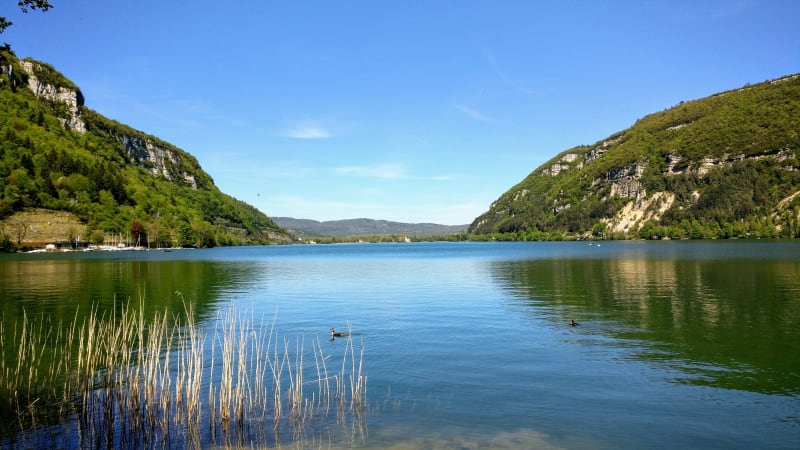 Tour du Lac de Nantua à vélo - Nantua