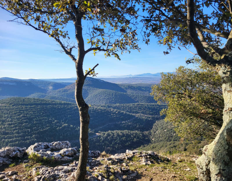 Défilé d'Argensol-Chapelle Saint Saturnin-Château d'Allègre - Allègre-les-Fumades