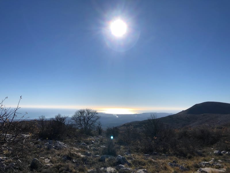 Descente du Col de Vence par Combe de Barbe - Coursegoules