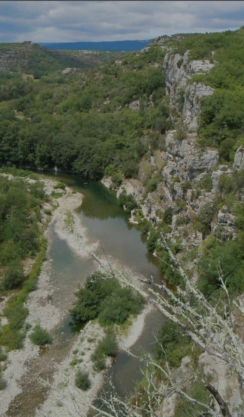 Dolmen et Gorges de Labeaume à VTT - Labeaume