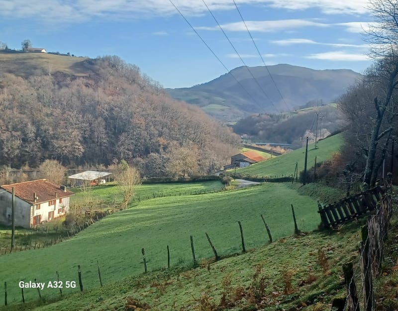 Itxassou- Saint Martin d'Arrossa, le long de la Nive. - Itxassou