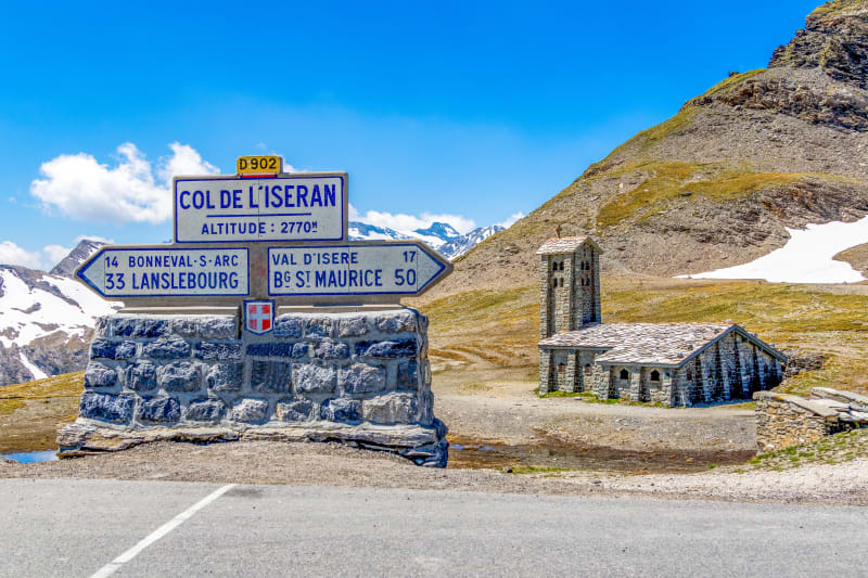 Montée au Col de l'Iseran par Val-d'Isère - Val-d'Isère
