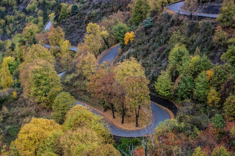 Le Col de Turini depuis Sospel - Sospel