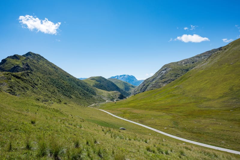 Col de Sarenne côté Est depuis Mizoën - Mizoën