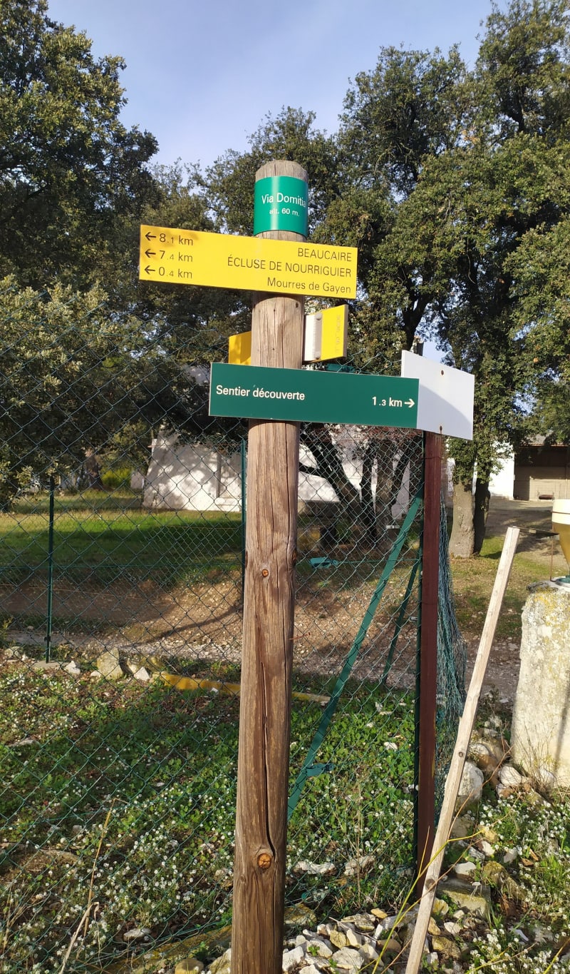Partant de Jonquières, courte et tranquille. - Jonquières-Saint-Vincent