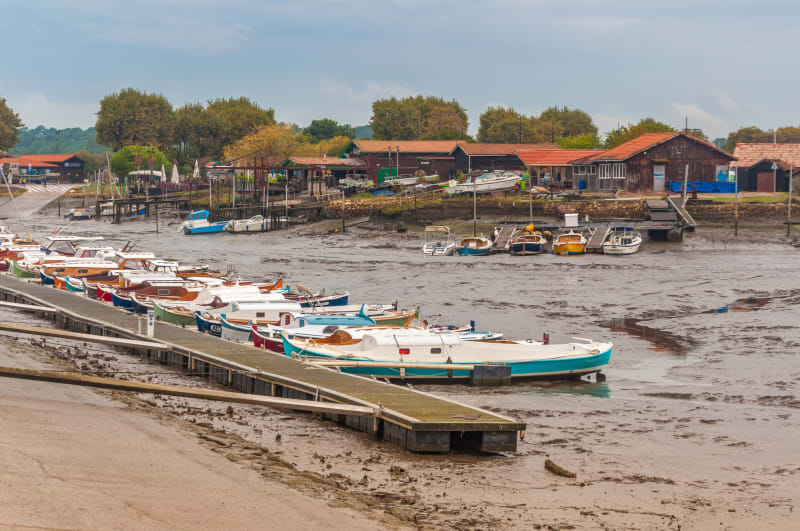 De La Teste-de-Buch à Gujan-Mestras par le Port de Larros - La Teste-de-Buch