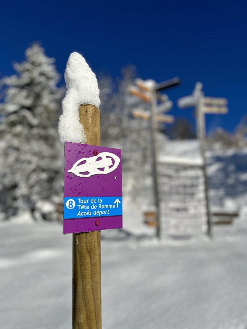 Raquettes - Tour de la tête de Romme - Nancy-sur-Cluses