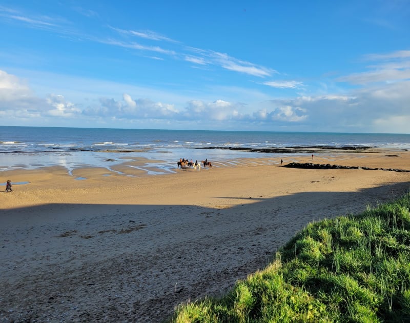 Balade le long de la plage à Courseulles. - Courseulles-sur-Mer