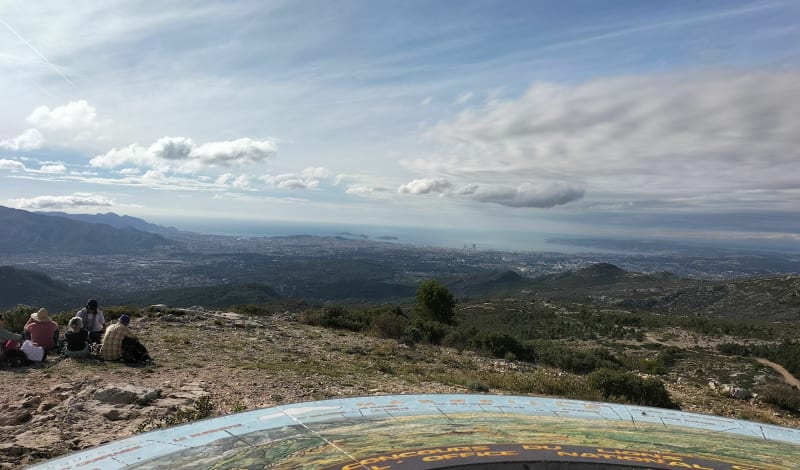 Hauteur des collines d'Aubagne - Aubagne