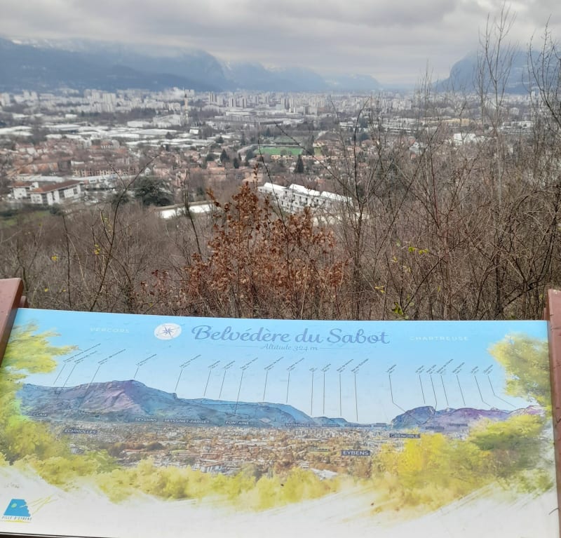 Fort de Montavie depuis le Château d'Eybens - Eybens