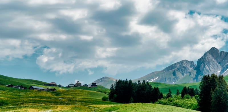 A vélo au Col des Annes - Le Grand-Bornand