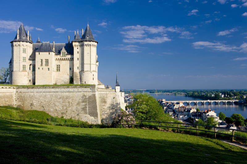 Bord du Thouet et Château de Saumur - Saumur