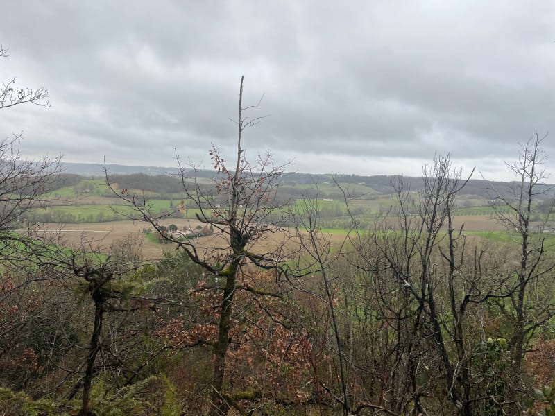 Belle randonnée près du site de Lascrozes. - Hautefage-la-Tour
