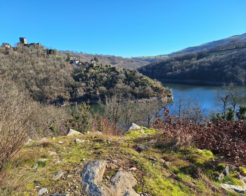 Espalion-tour du lac de Castelneau - Castelnau-de-Mandailles