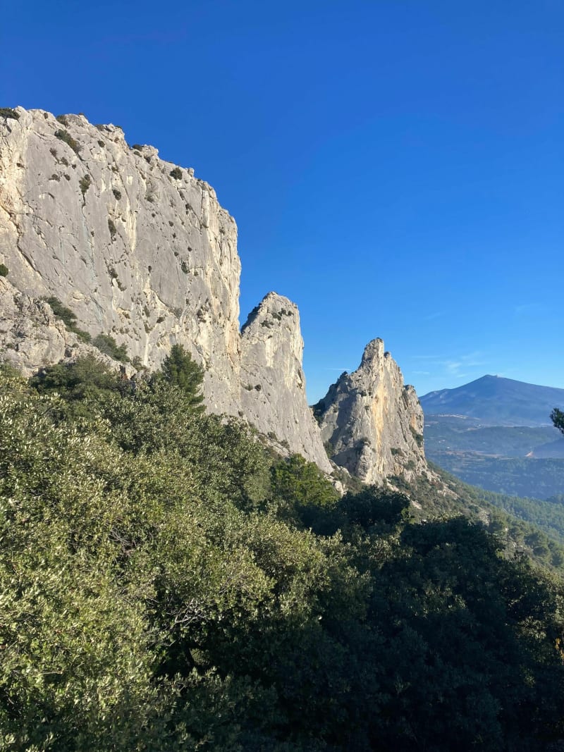 Les Dentelles orientales depuis Gigondas - Gigondas