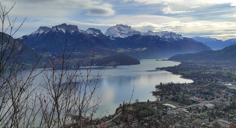 Croix du chef lieu en boucle depuis les Puisots - Annecy