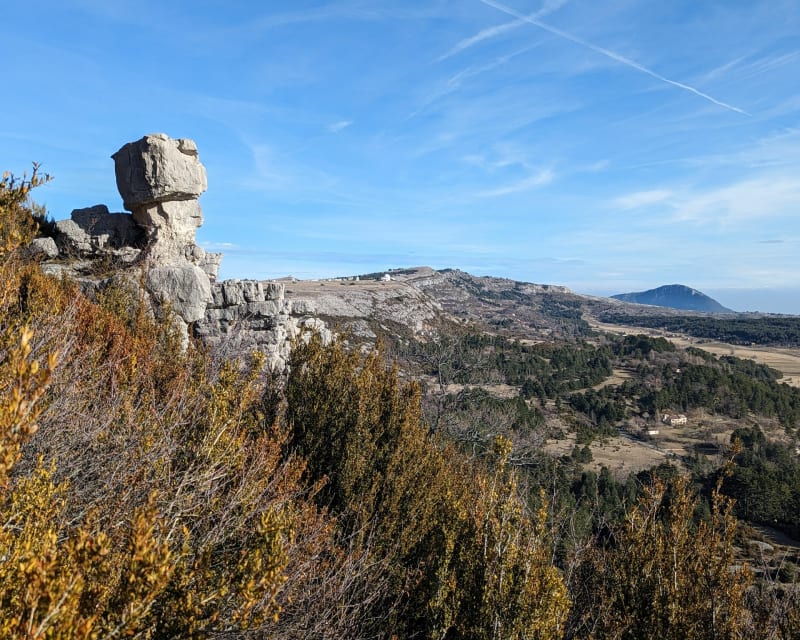 Sommet de Calern depuis Caussols - Caussols