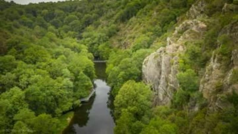 Gorges du Cher depuis Villebret - Villebret