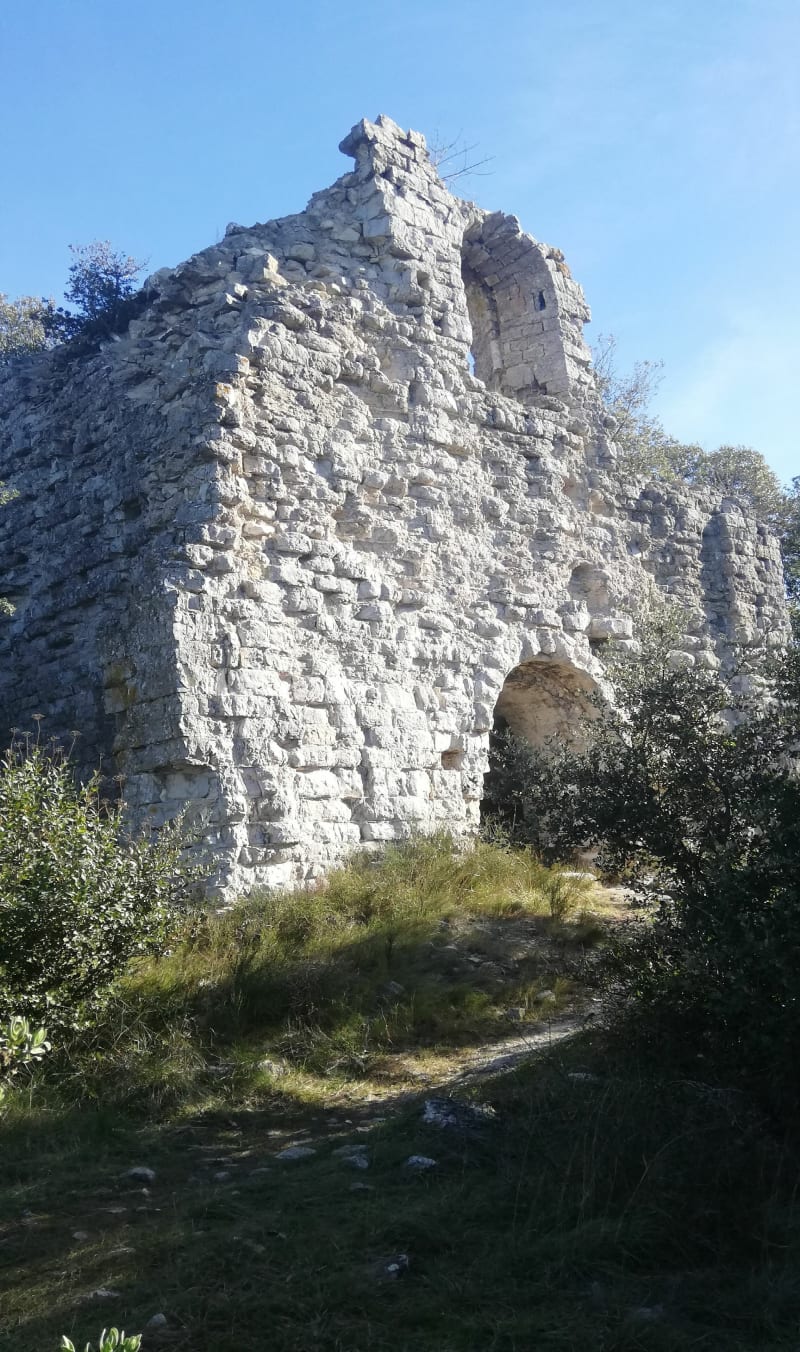 Montmirat 30 chapelle de Jouffe et grotte de Bragassargues - Montmirat