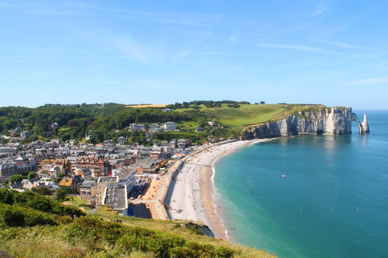 Balade à vélo sur les Falaises d'Étretat - Étretat
