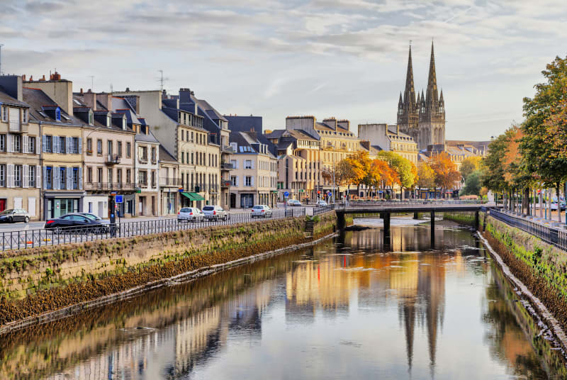 Le long de l'Odet par Lanniron et Bois de Kéradennec à Quimper - Quimper
