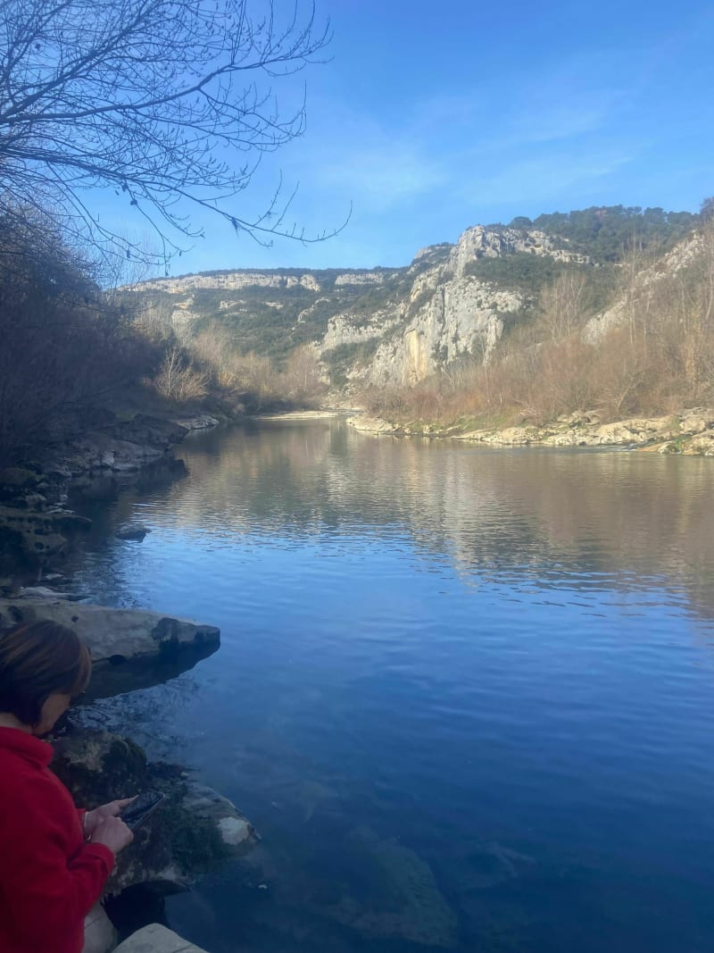 Poulx et les Gorges du Gardon, par Mandre - Poulx
