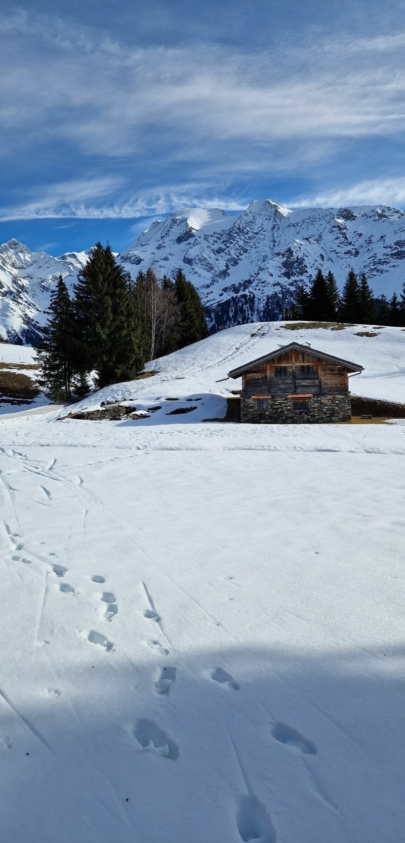 Colombaz et la Grevettaz depuis les Contamines - Les Contamines-Montjoie