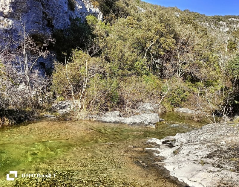 Randonnée des Aiguières au Fumades - Allègre-les-Fumades