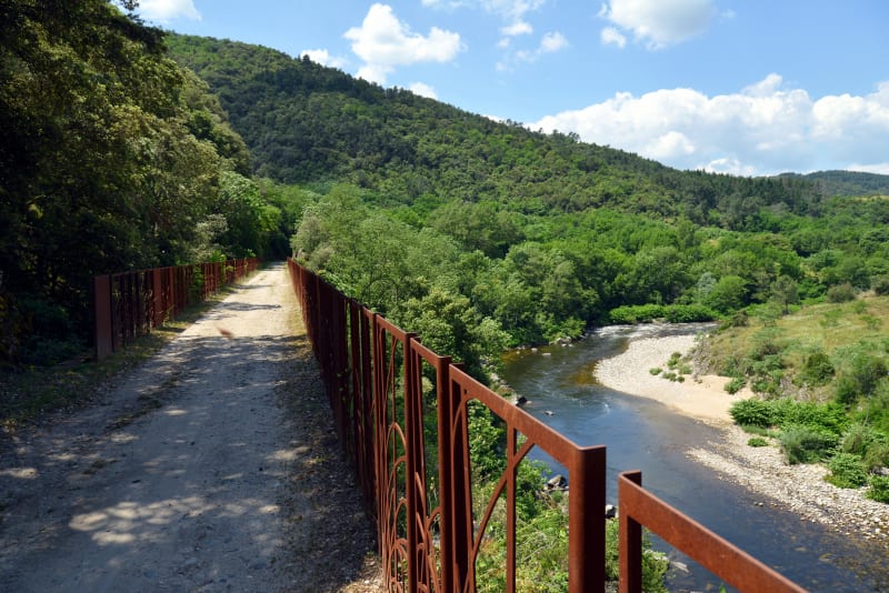La Vallée de l'Eyrieux à vélo, La Voulte-sur-Rhône à Les Ollières-sur-Eyrieux (Jour 1) - La Voulte-sur-Rhône