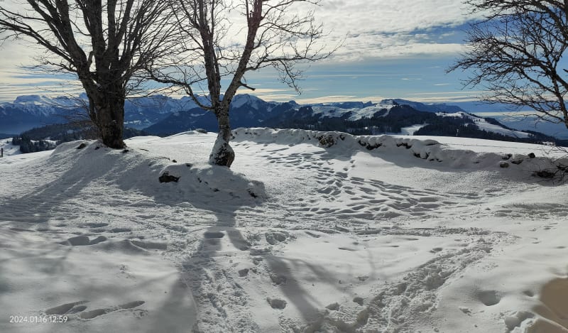 La Fully et pointe de Miribel - Villard