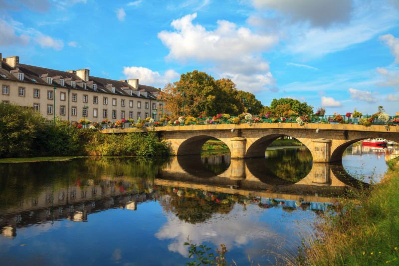 Vallée du Blavet à vélo, Pontivy à St-Nicolas-des-Eaux (Jour 1) - Pontivy