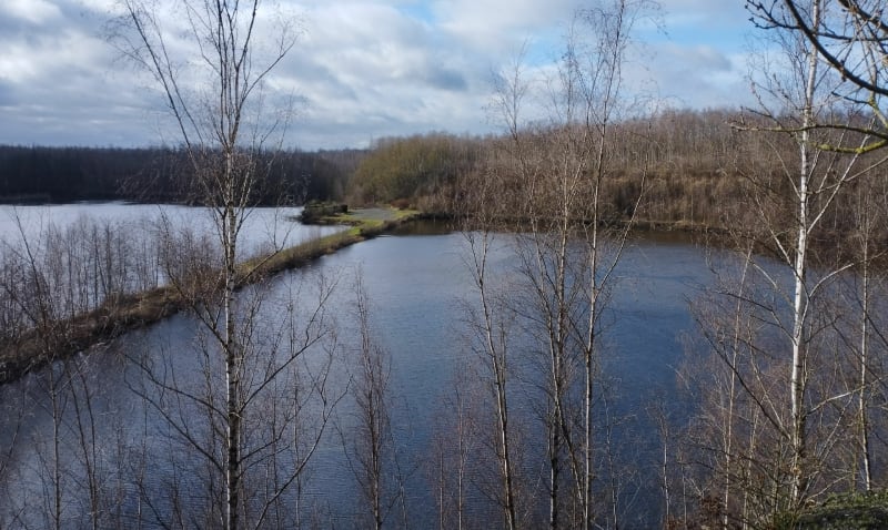 Le terril de Germignies, et Bassins de Lagunage - Lallaing
