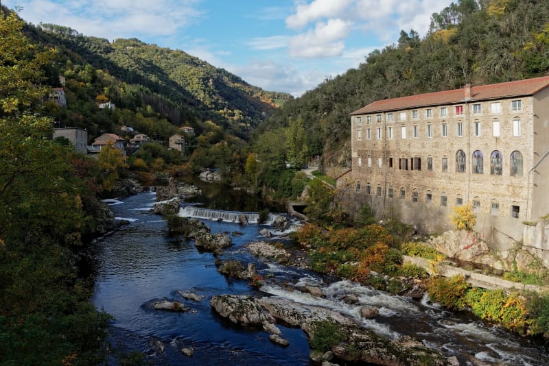 La Vallée de l'Eyrieux à vélo, Ollières-sur-Eyrieux au Cheylard (Jour 2) - Les Ollières-sur-Eyrieux