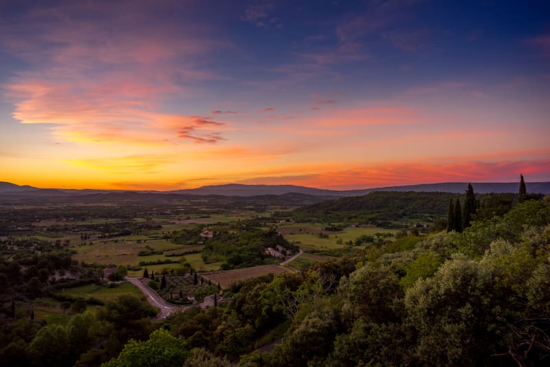 Sur les crêtes du Luberon depuis le Col de l'Aire Deï Masco - Céreste-en-Luberon