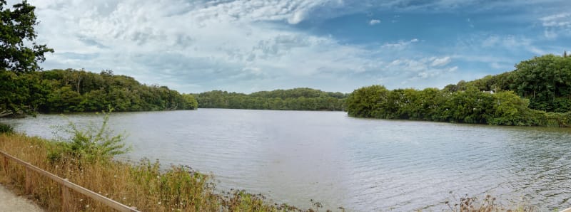 Tour de l'étang de Kermélo depuis Larmor-Plage - Larmor-Plage