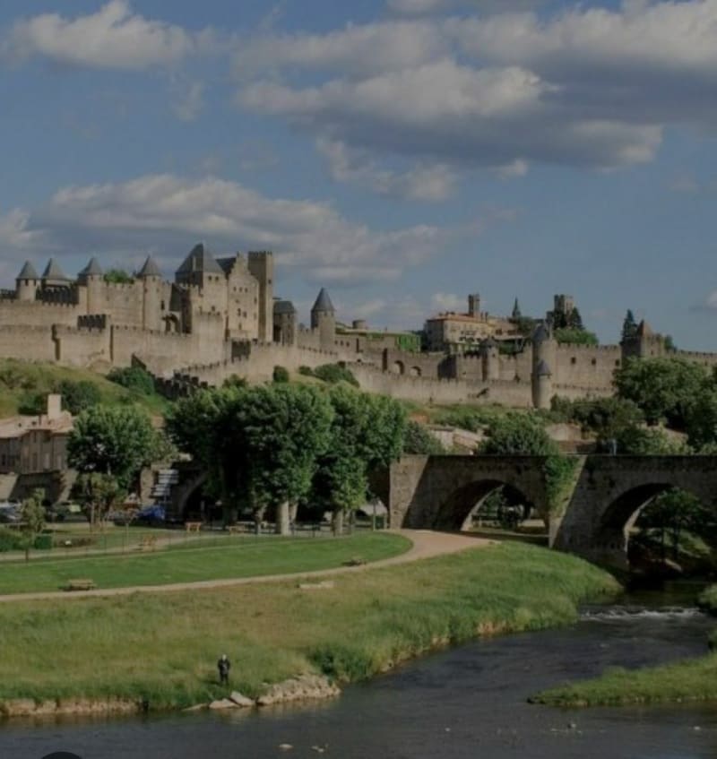 Balade au bord de l'Aude et dans la cité de Carcassone - Carcassonne