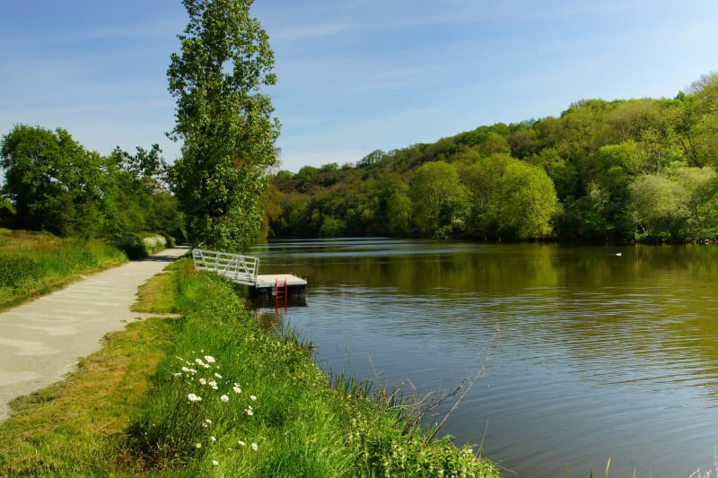 La Vallée de la Mayenne à vélo, Laval à Château-Gontier (Jour2) - Laval